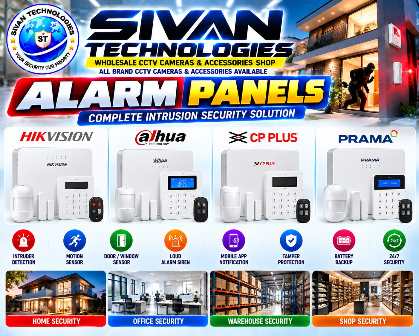 Alarm panel