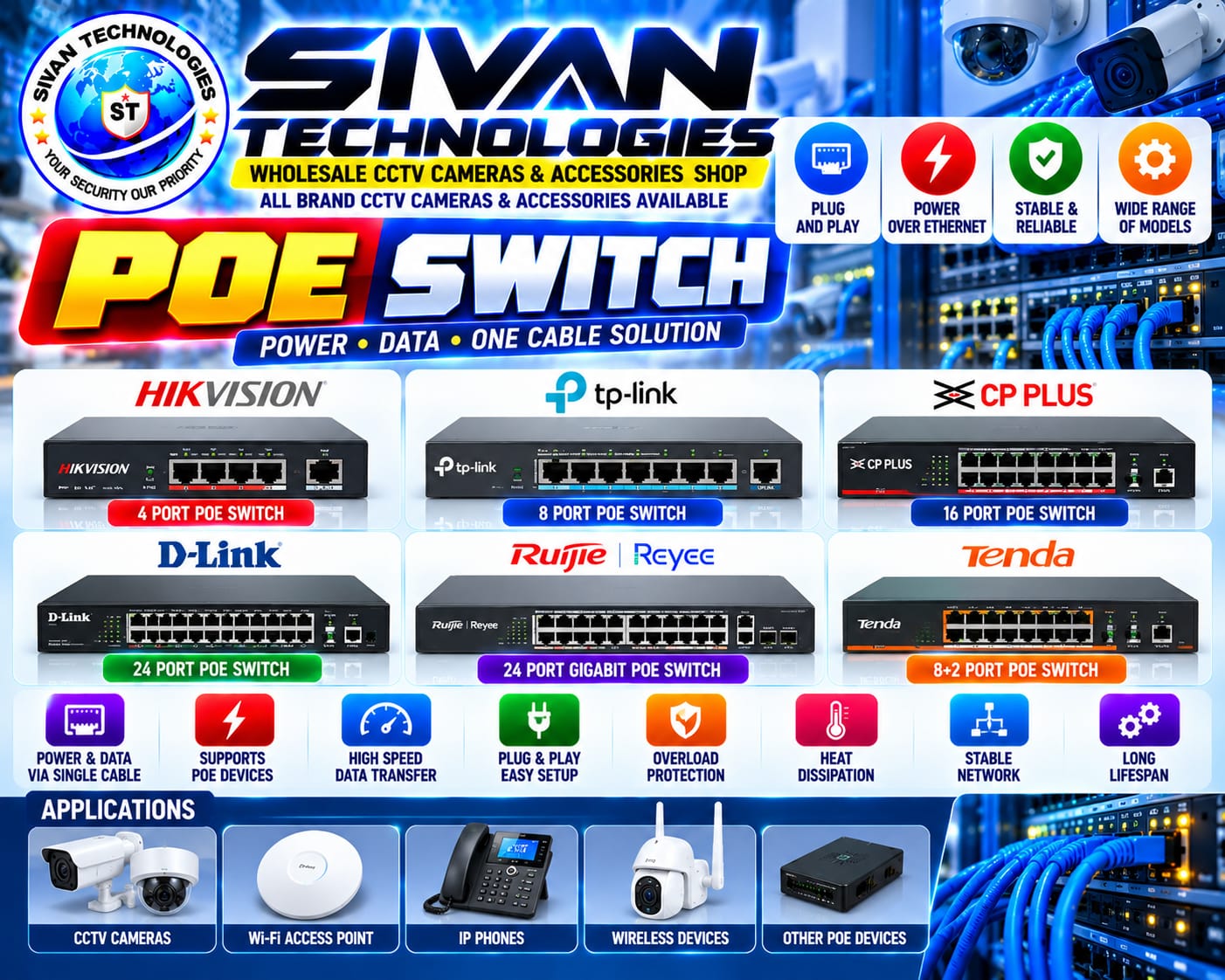 PoE switchs